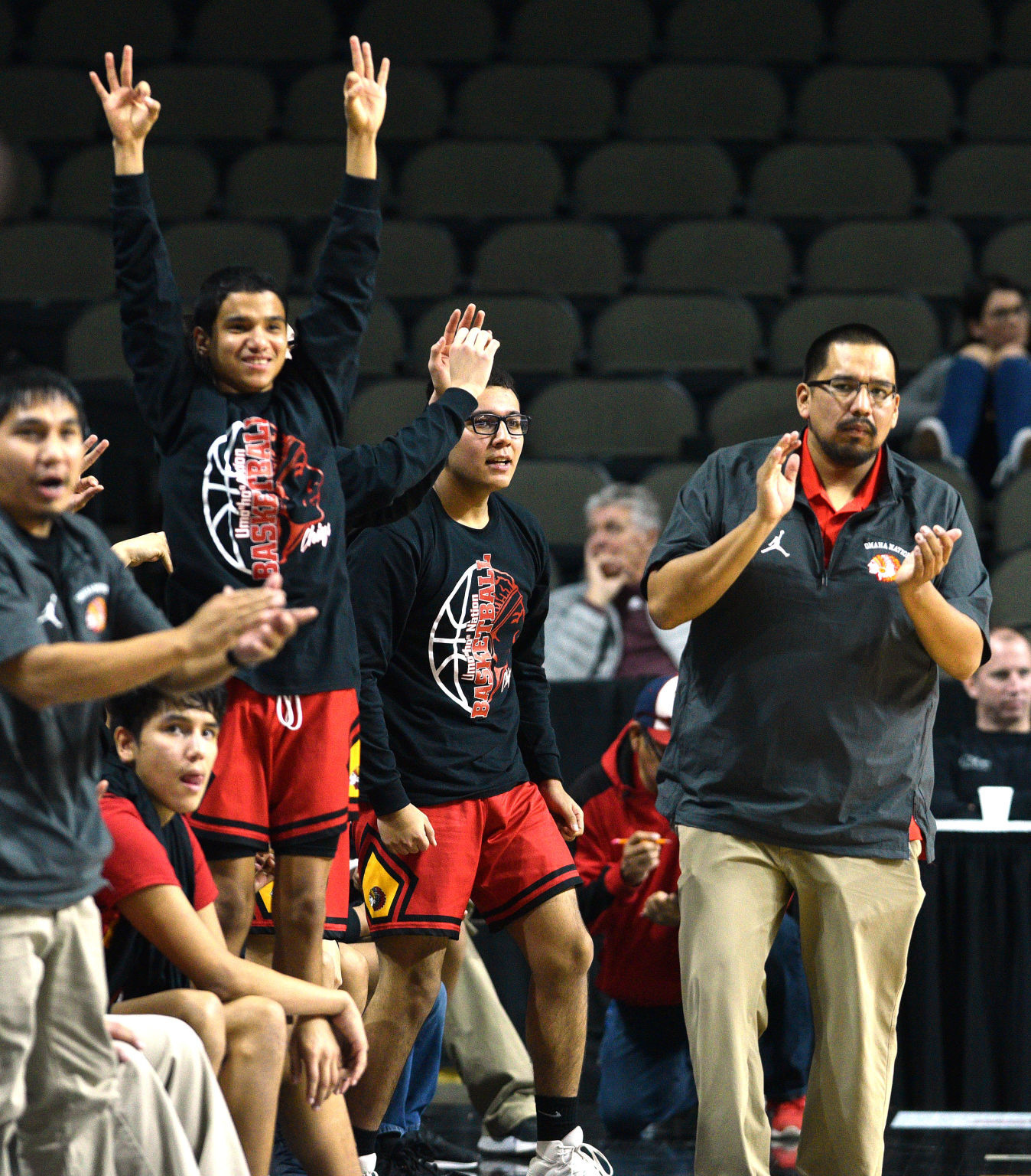 Lawton-Bronson vs Omaha Nation basketball